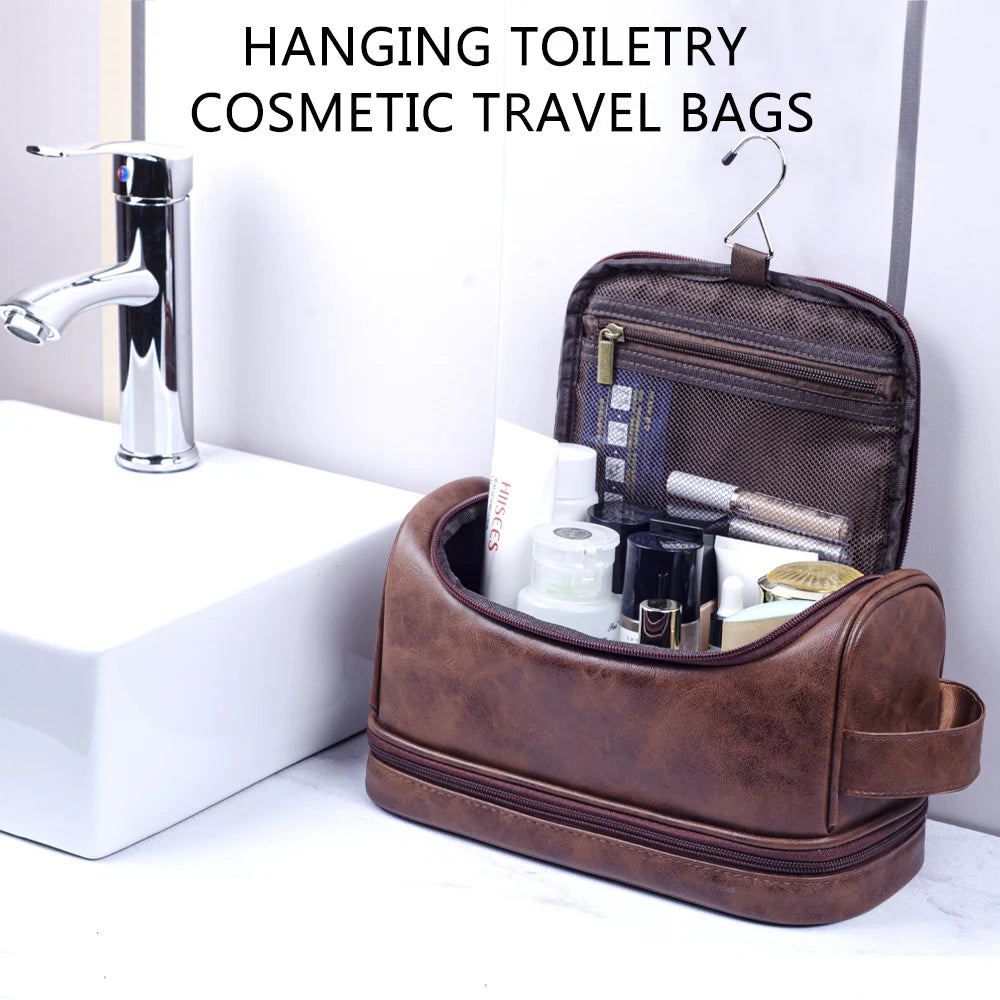 VASQ Leather Toiletry Bag
