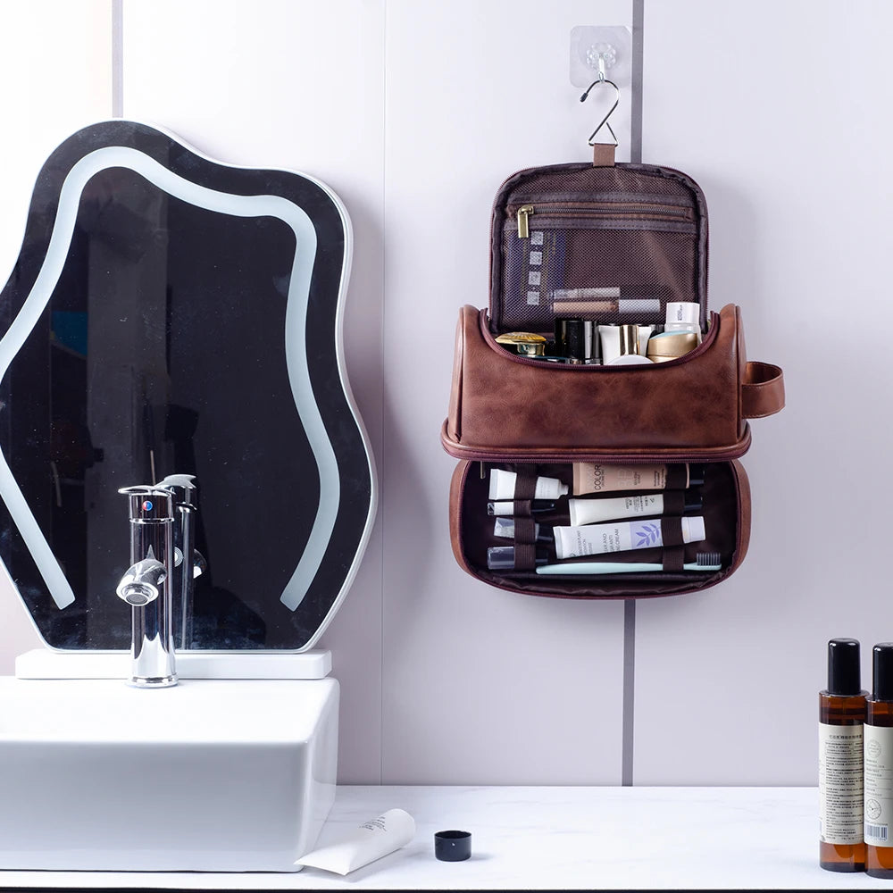 VASQ Leather Toiletry Bag
