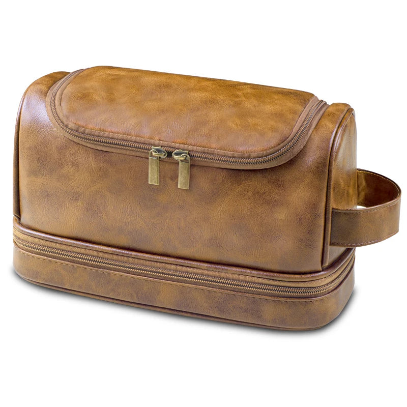 VASQ Leather Toiletry Bag