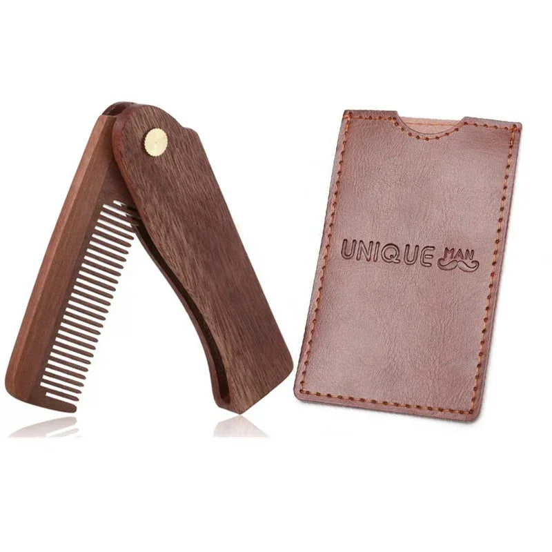VASQ Pocket Comb- Leather Case Edition